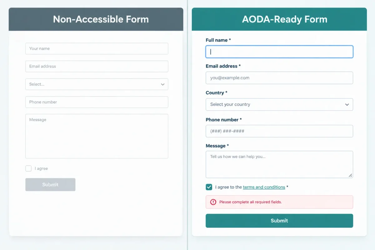 What Accessibility Features Do I Need on My Website for AODA